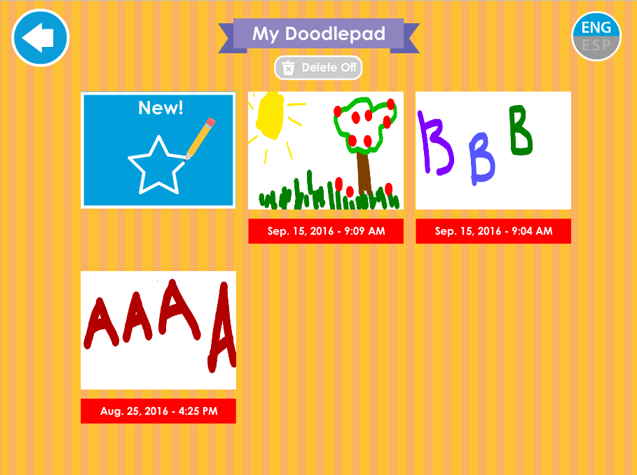 New Save, Edit, and Email Doodles in Doodlepad