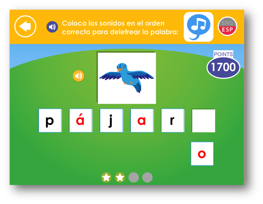 special interactive tiles encode Spanish Phonics