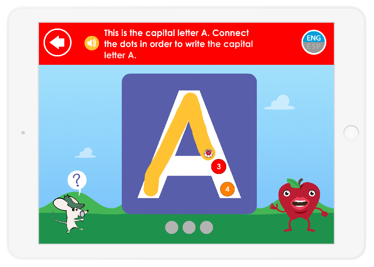 Develop letter recognition and handwriting skills by tracing every capital and lowercase letter in English and Spanish.